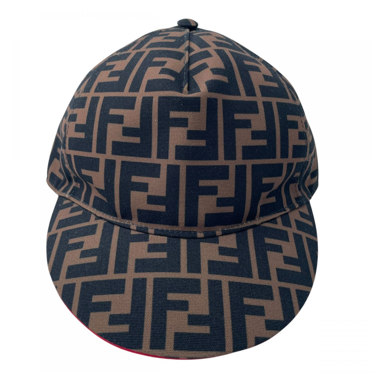 中古】 Fendi フェンディ 26012301 ズッカ柄 ベースボールキャップ