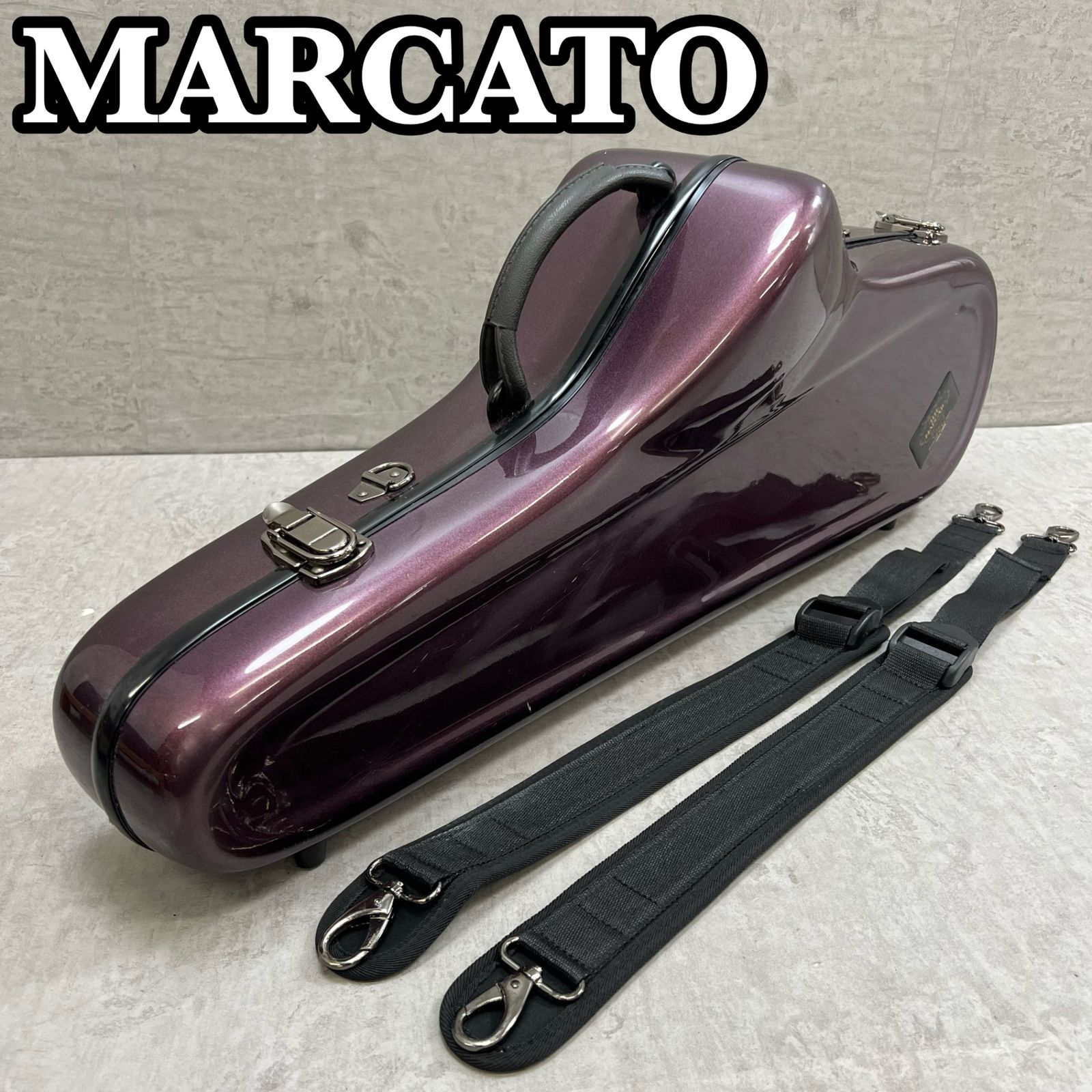 マルカート テナーサックス用ケース カーボン パープル 下倉楽器