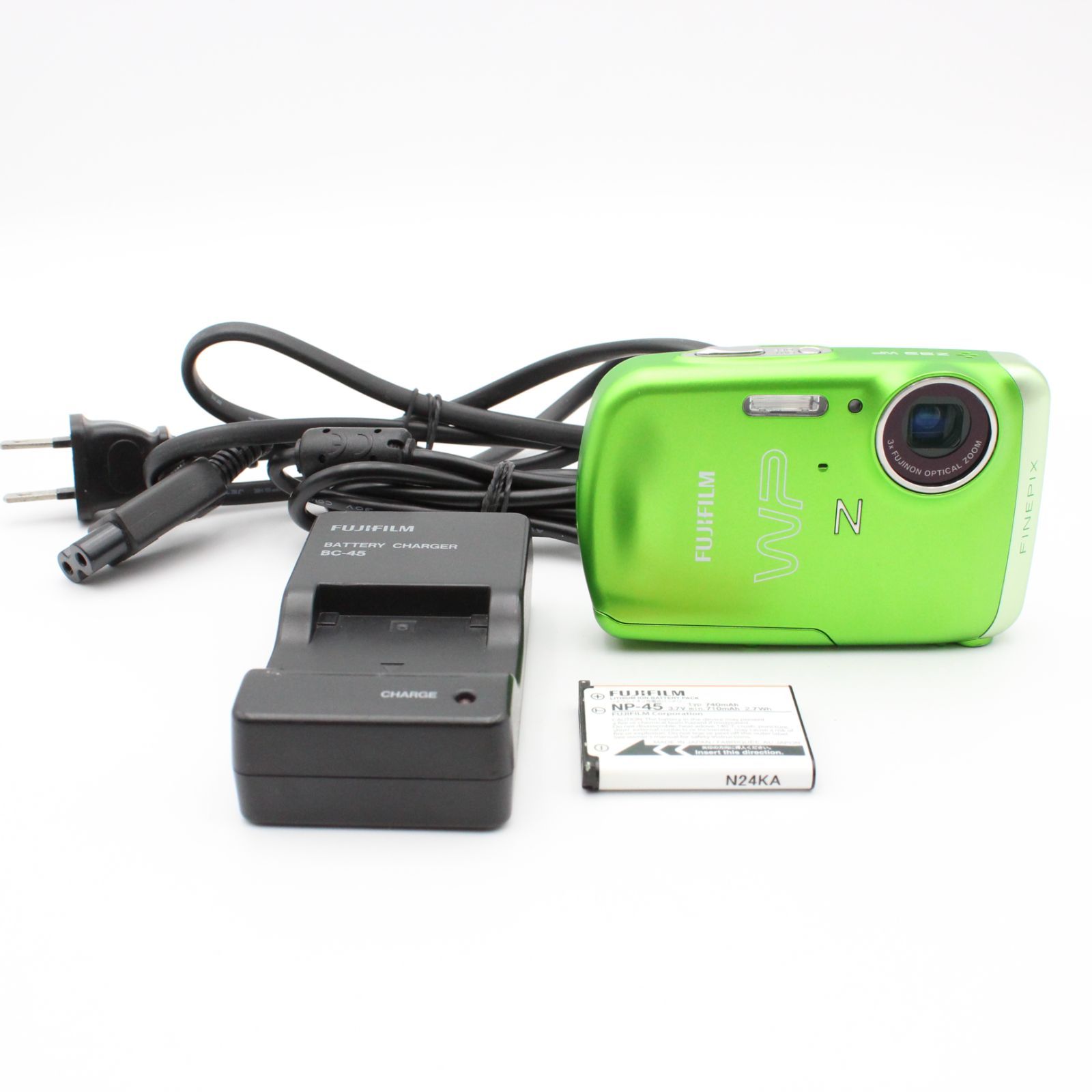 FinePix Z33WP グリーン 動作確認済【防水デジカメ】純正充電器 Amazon.com : Fujifilm FinePix Z33WP 10MP Digital Camera with 3X