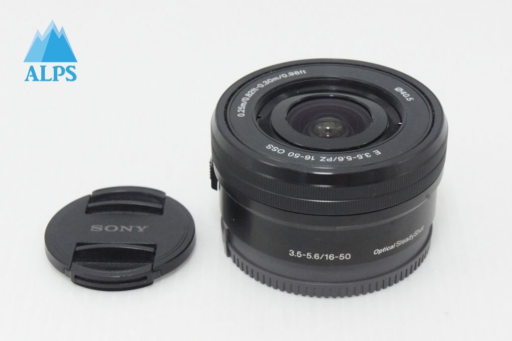 良品 SONY ソニー E PZ 16-50mm F3.5-5.6 OSS SELP1650 ブラック E
