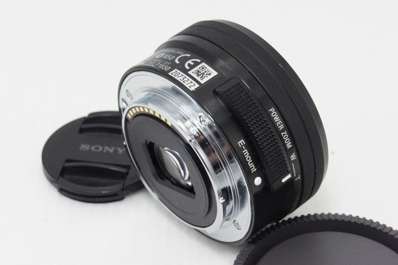良品 SONY ソニー E PZ 16-50mm F3.5-5.6 OSS SELP1650 ブラック E