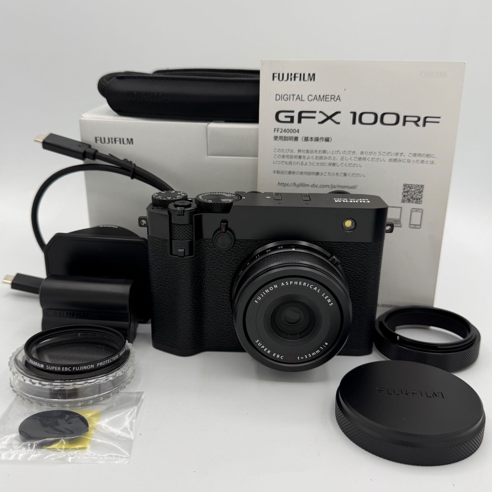 FUJIFILM GFX100RF 中判カメラ -ブラック　1100ショット
