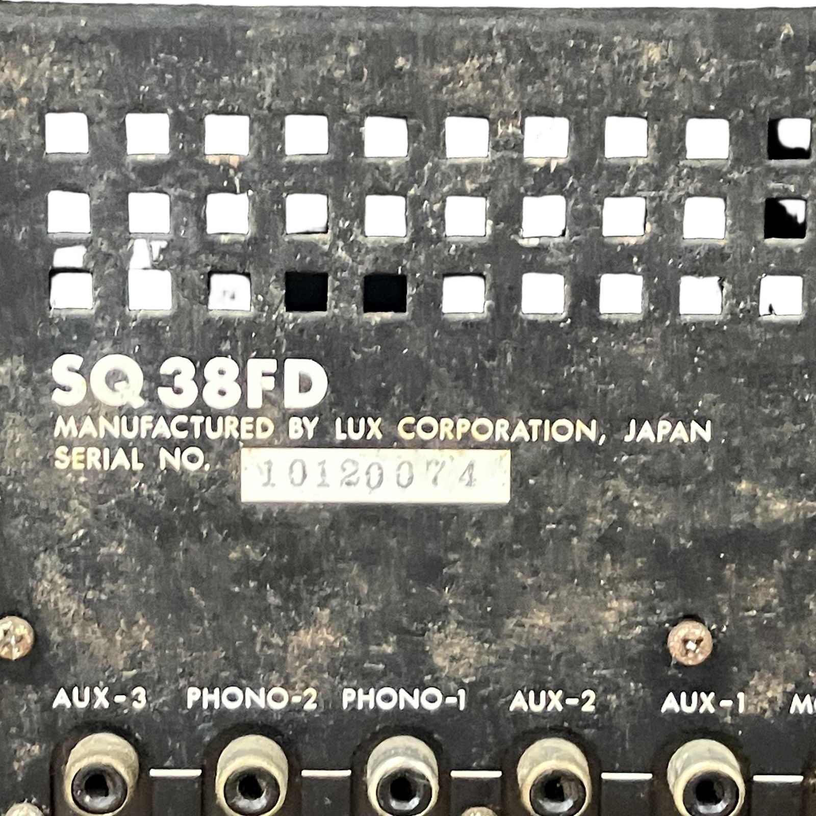 LUXMAN SQ38FD プリメインアンプ 初期製造 1970年-1971年頃