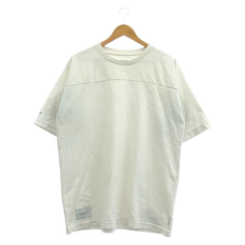 WTAPS 231ATDT-CSM31 フットボールシャツ サイズ2 中古】WTAPS フットボールTシャツ 02 231ATDT-CSM31 ホワイト ダブル