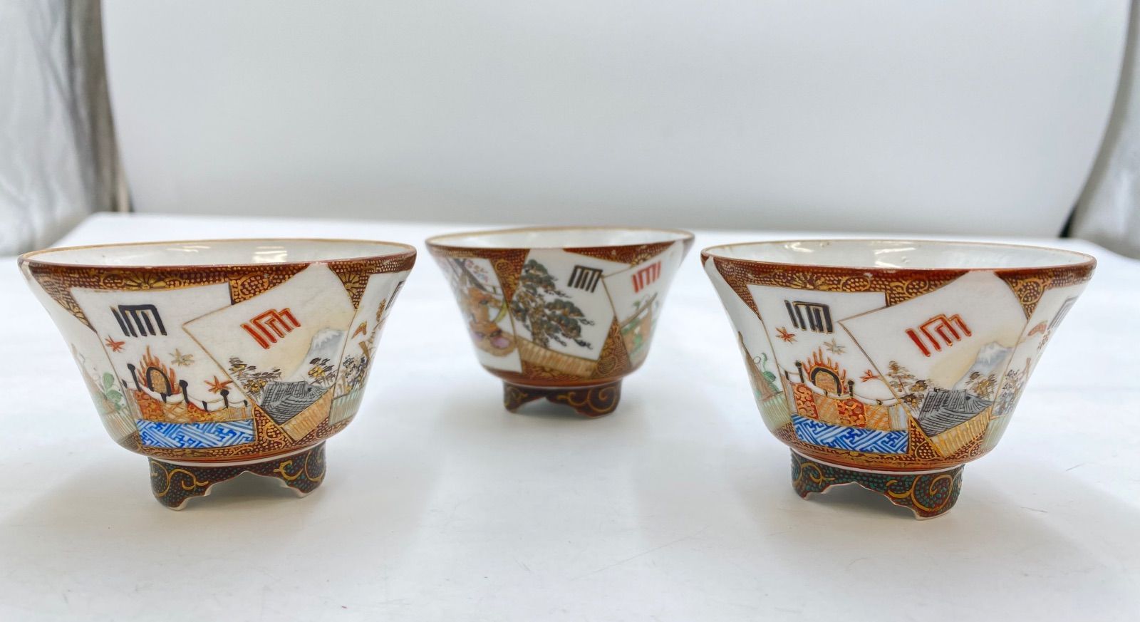 2341 九谷焼　湯冷し　茶海　時代物 九谷焼 煎茶道具 金彩 急須 湯呑 湯冷まし 時代物 - メルカリ