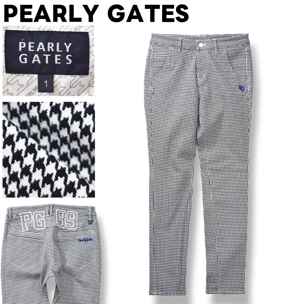 美品】 パーリーゲイツ PEARLY GATES ストレッチ コットン パンツ