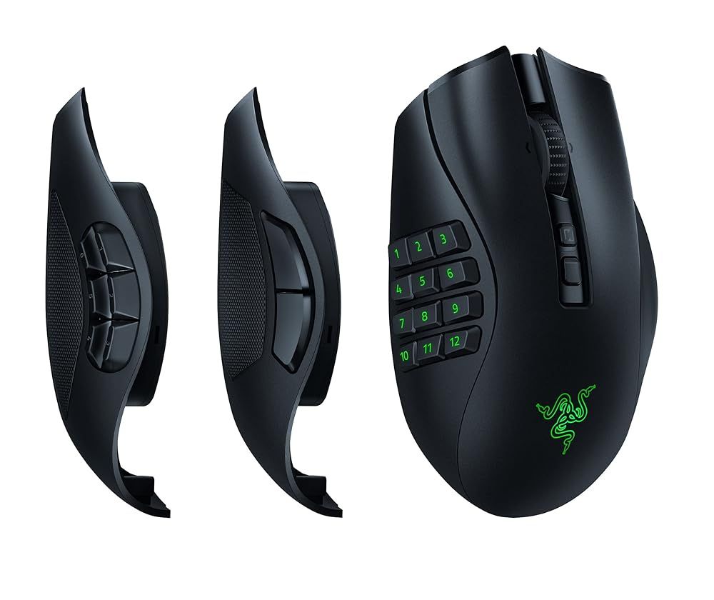 Razer レイザー Naga V2 Pro ゲーミングマウス ワイヤレス 最大19+1ボタン Wireless Bluetooth ナーガ ブイツー プロ