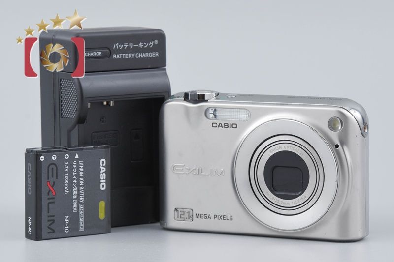 カメラ、光学機器 【F3243】 CASIO EXILIM EX-Z1200 シルバー カシオ