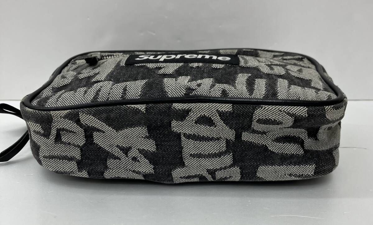 Supremeシュプリーム Fat Tip Jacquard Denim Waist Bag ファット