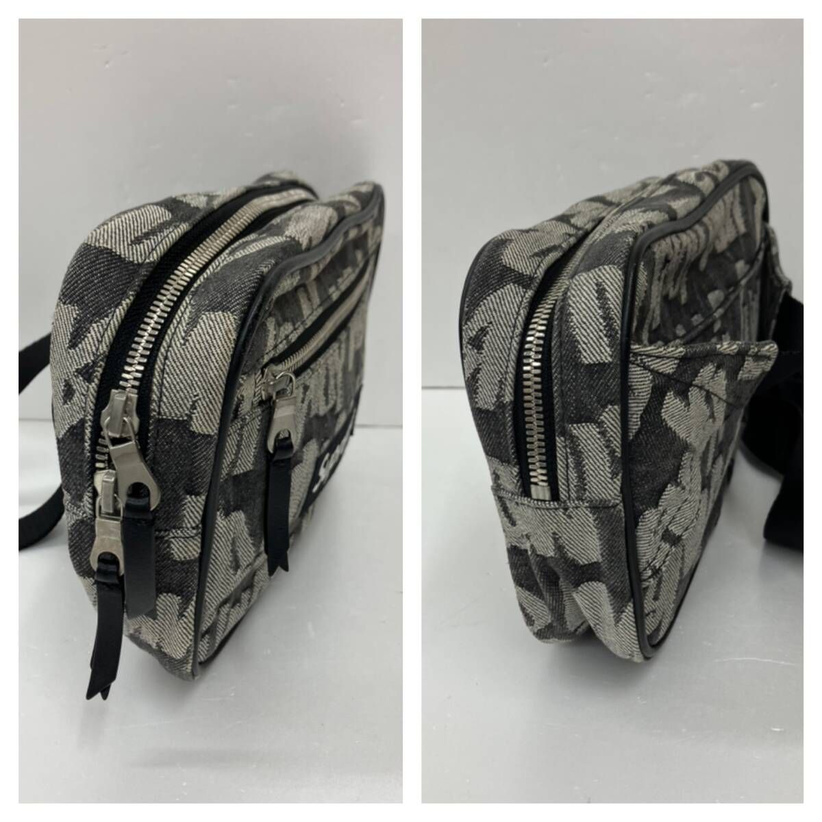 24H以内発送 完売品 Fat Tip Jacquard Denim Waist Fat Tip Jacquard Denim Waist Bag | Supreme 22ss