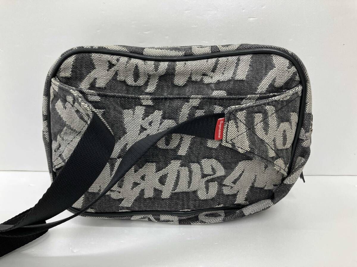 24H以内発送 完売品 Fat Tip Jacquard Denim Waist Fat Tip Jacquard Denim Waist Bag | Supreme 22ss