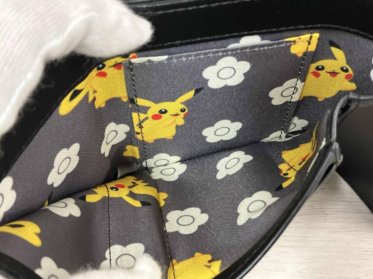 未使用　マリークワント×ポケモン コラボ ミニウォレット　ピカチュウ　マリクワ MARY QUANT × ポケットモンスター 三つ折り 財布 マリークワント