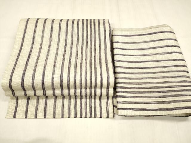 平和屋着物＊夏物　つけ帯　間道　正絹　逸品　DABE6118cm 19,240円
