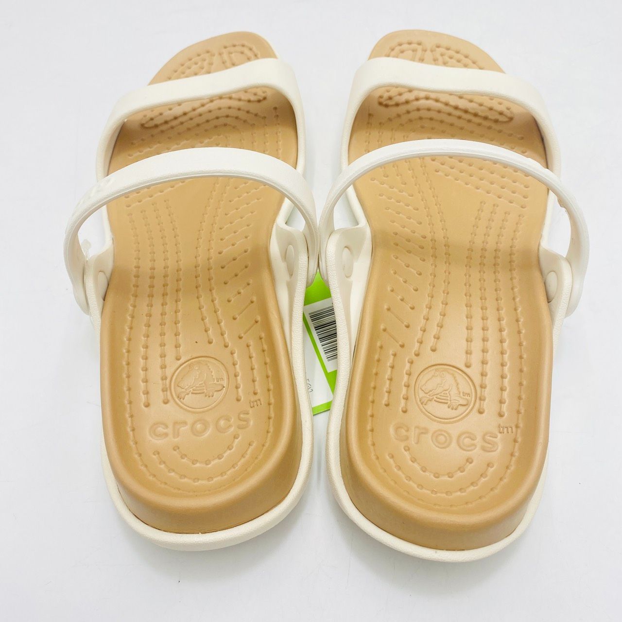 新品・タグ付き CROCS クロックス Cleo/クレオ ダブルストラップ