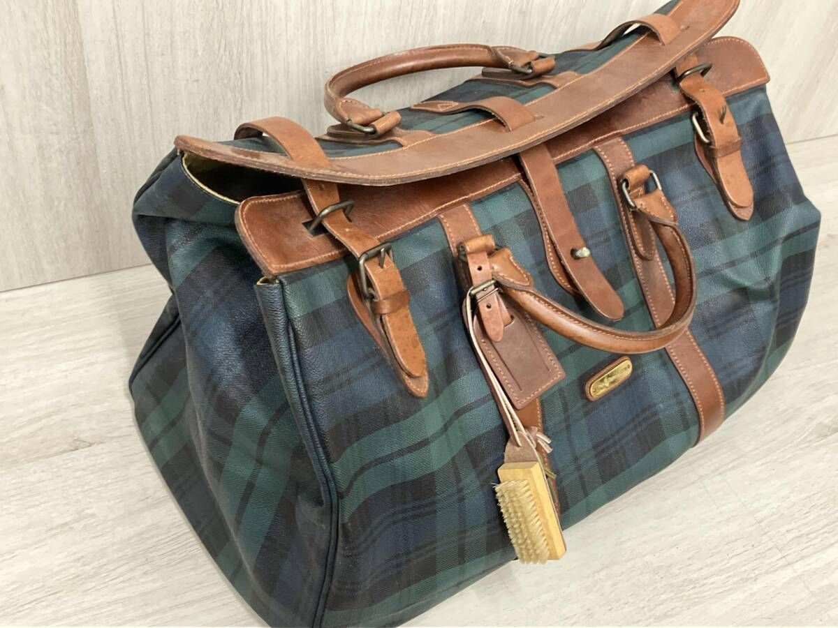 POLO RALPH LAUREN ポロ ラルフローレン ボストンバッグ チェック柄