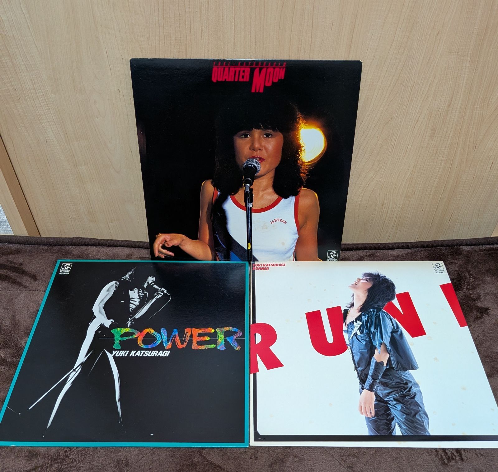 葛城ユキLPレコード3枚セット／QUARTER MOON，POWER、RUNNER - メルカリ
