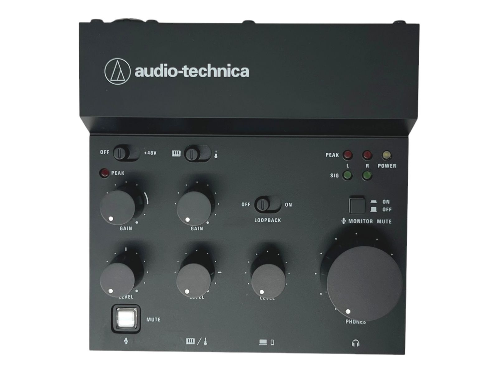 audio-technica (オーディオテクニカ) USBオーディオミキサー オーディオインターフェース AT-UMX3 ブラック 家電/028