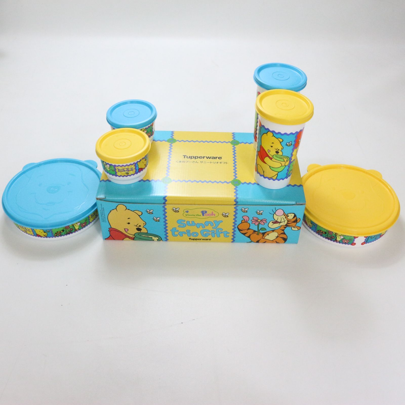 TM_282】Tupperware タッパーウェア winnie the Pooh Sunny trio Gift