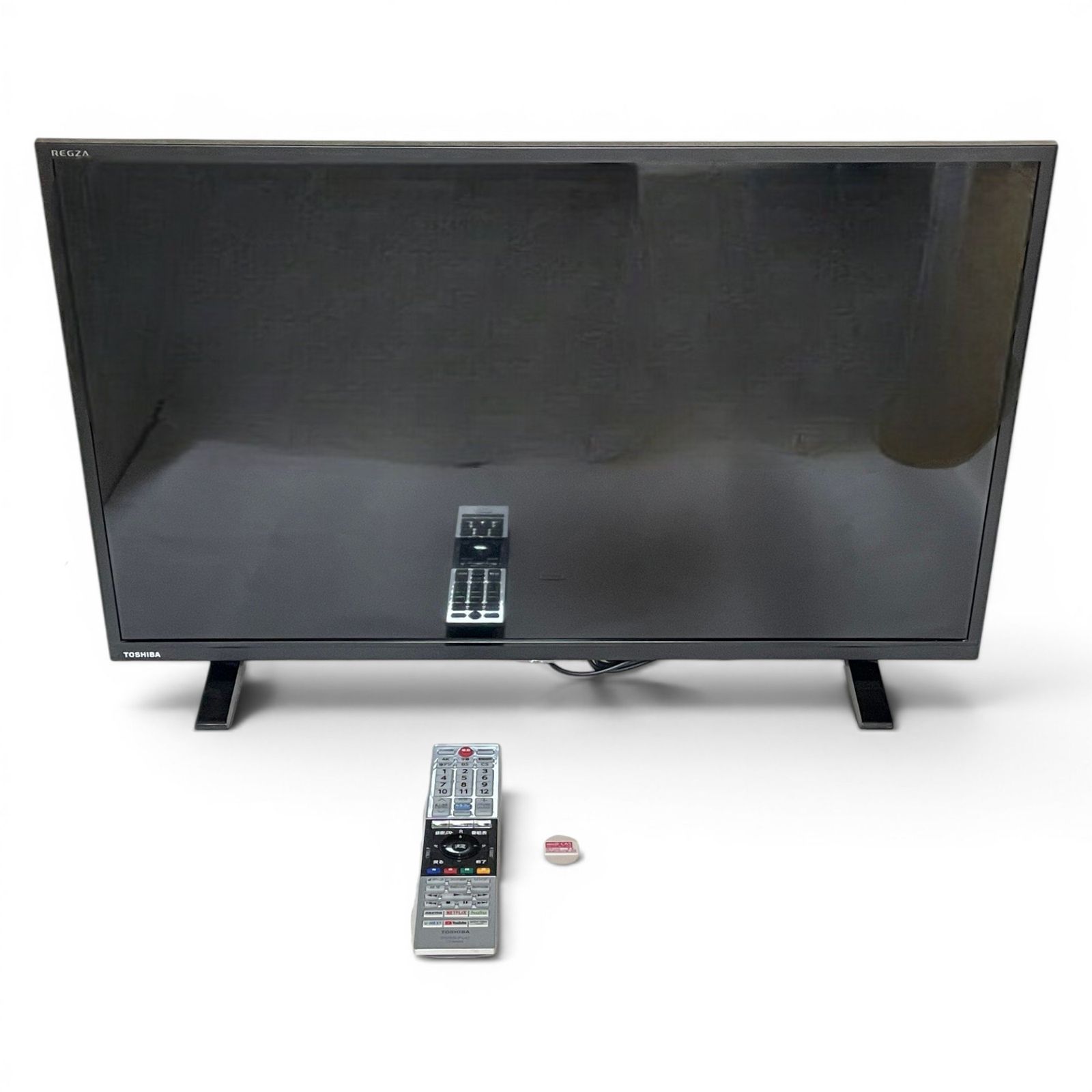 液晶テレビ　レグザ　（テレビ台付） △ レグザ REGZA 液晶テレビ 32S24 32V型 ハイビジョン 外付HDD録画