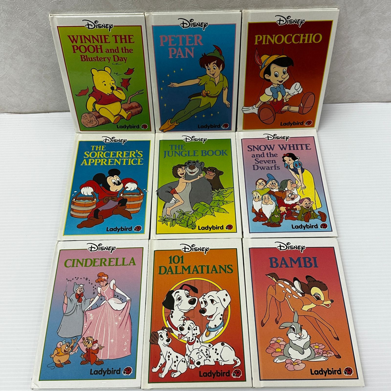 【Ladybirdの洋書】ディズニーの英語の絵本14冊+親指姫 紹#14】【本#6】1950年代の洋絵本 ピーターパン・白雪姫・親指姫・英語