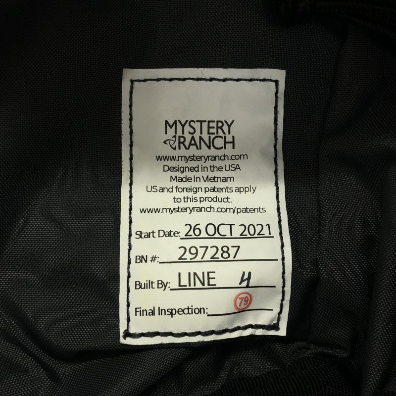中古】MYSTERY RANCH SKA ショルダーバッグ ブラック ミステリーランチ