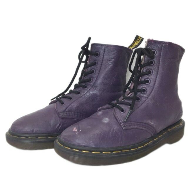【中古】　Dr.Martens　レザー　ブーツ　8ホール　イングランド製　古着　/4253