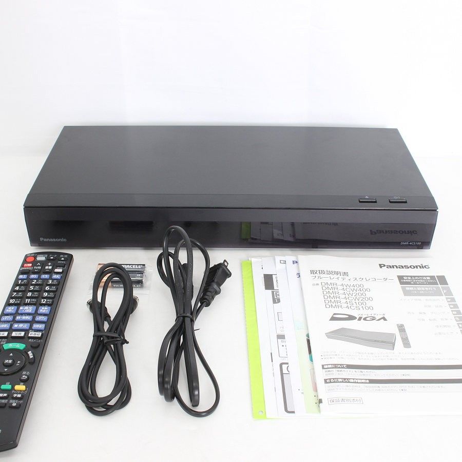 新品未使用】Panasonic ブルーレイ DIGA DMR-4CS100 【公式通販】