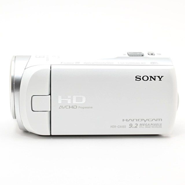 SONY デジタルビデオカメラ 本体のみ ホワイト HDR-CX485 ビデオカメラ