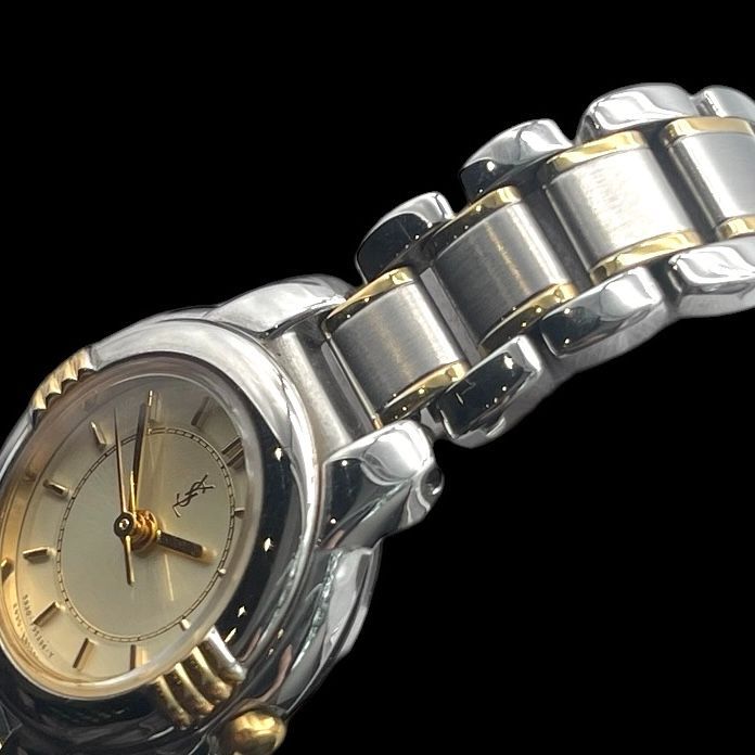 新品電池稼働 Yves Saint Laurent イヴサンローラン レディース腕時計