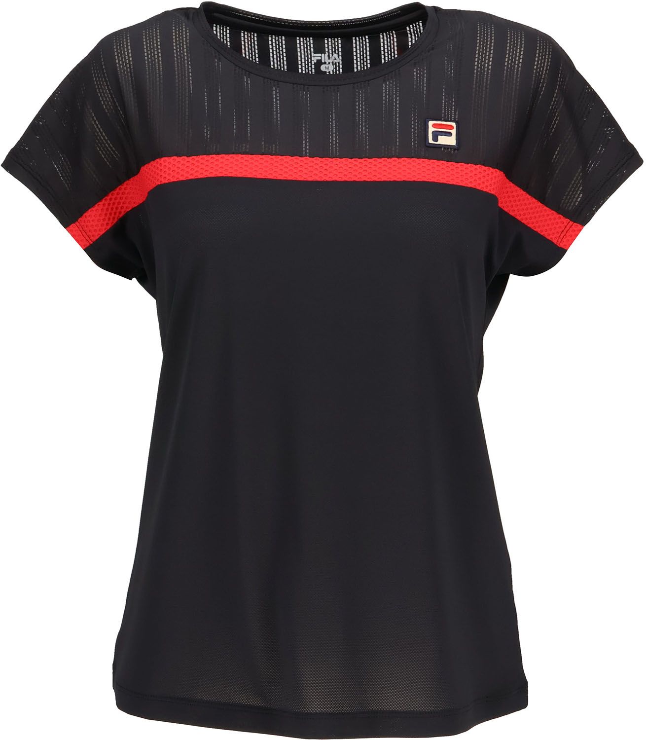フィラ FILA テニス ゲームシャツ テニスウェア トップス 半袖 ノースリーブ レディース ウィメンズ 女性 吸水速乾 UVカット ストレッチ メッシュ 紫外線対策 涼しい 春夏 CZ6SGW059 WT0 ホワイト