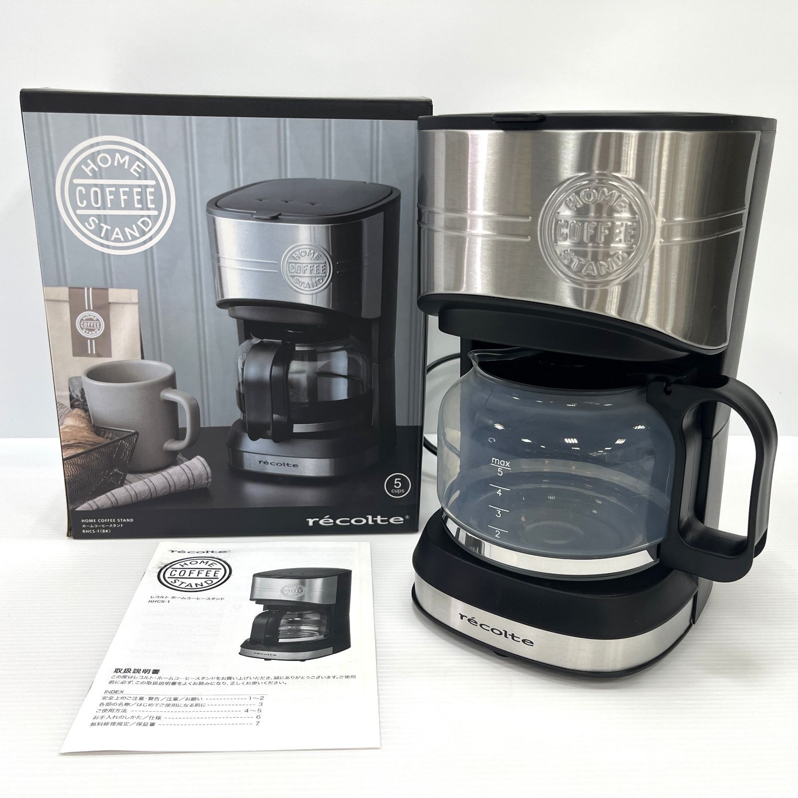 未使用品】recolte RHCS-1 HOME COFFEE STAND レコルト ホーム 