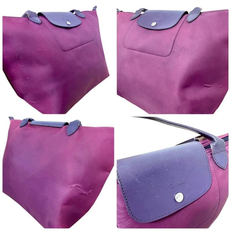 Longchamp ロンシャン☆トートバッグ 肩掛け A4収納可 大容量 ロゴ