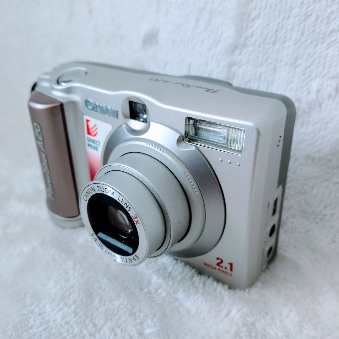 Canon PowerShot A20 コンパクトデジタルカメラ 単3電池駆動 レトロCCD