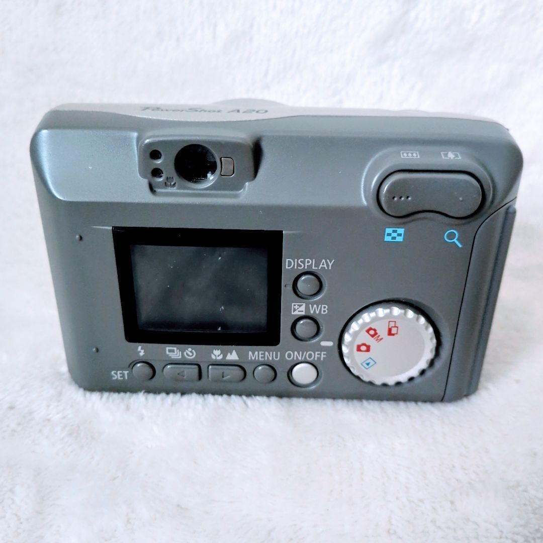 Canon PowerShot A20 コンパクトデジタルカメラ 単3電池駆動 レトロCCD