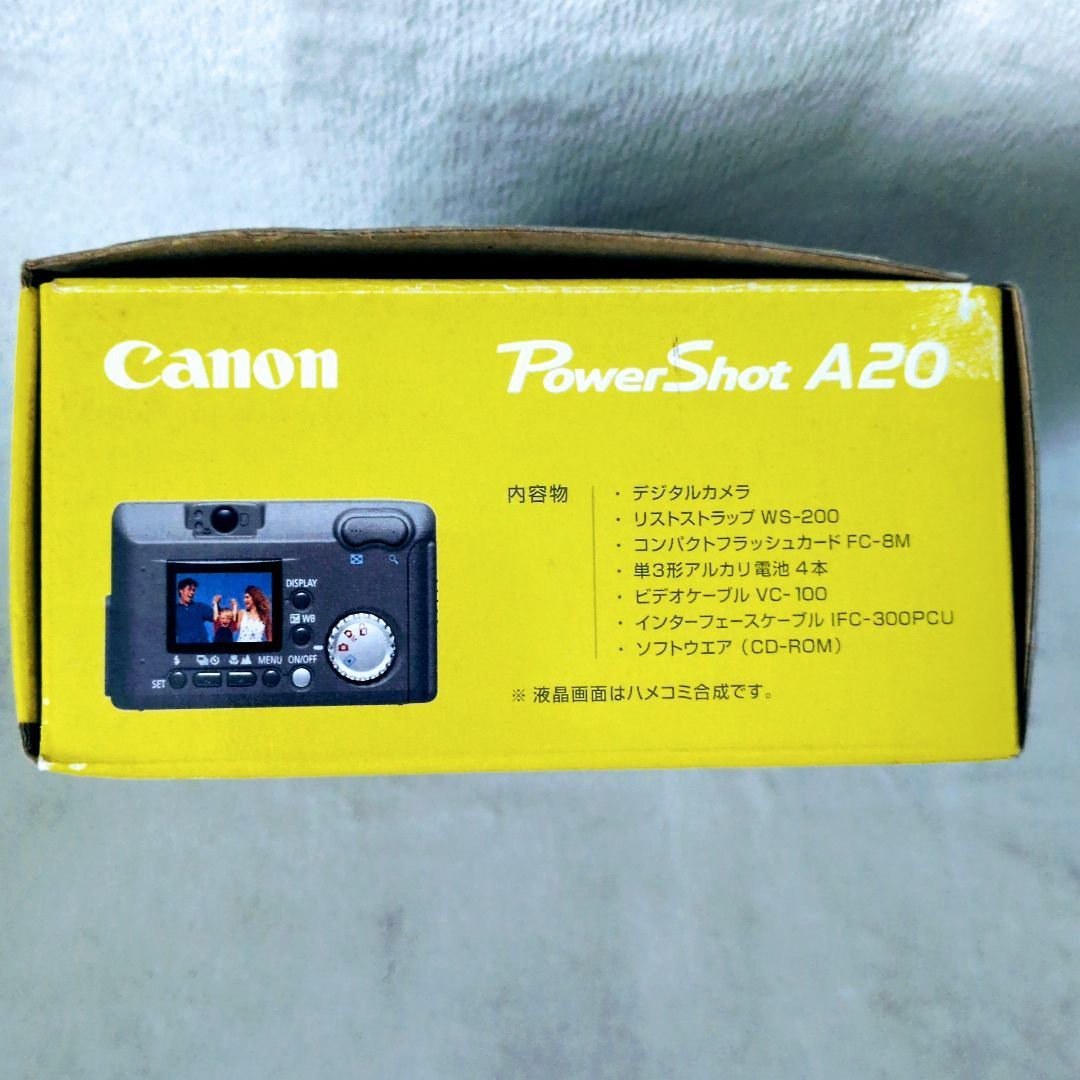 Canon PowerShot A20 コンパクトデジタルカメラ Canon PowerShot A20 コンパクトデジタルカメラ 単3電池駆動 レトロCCD