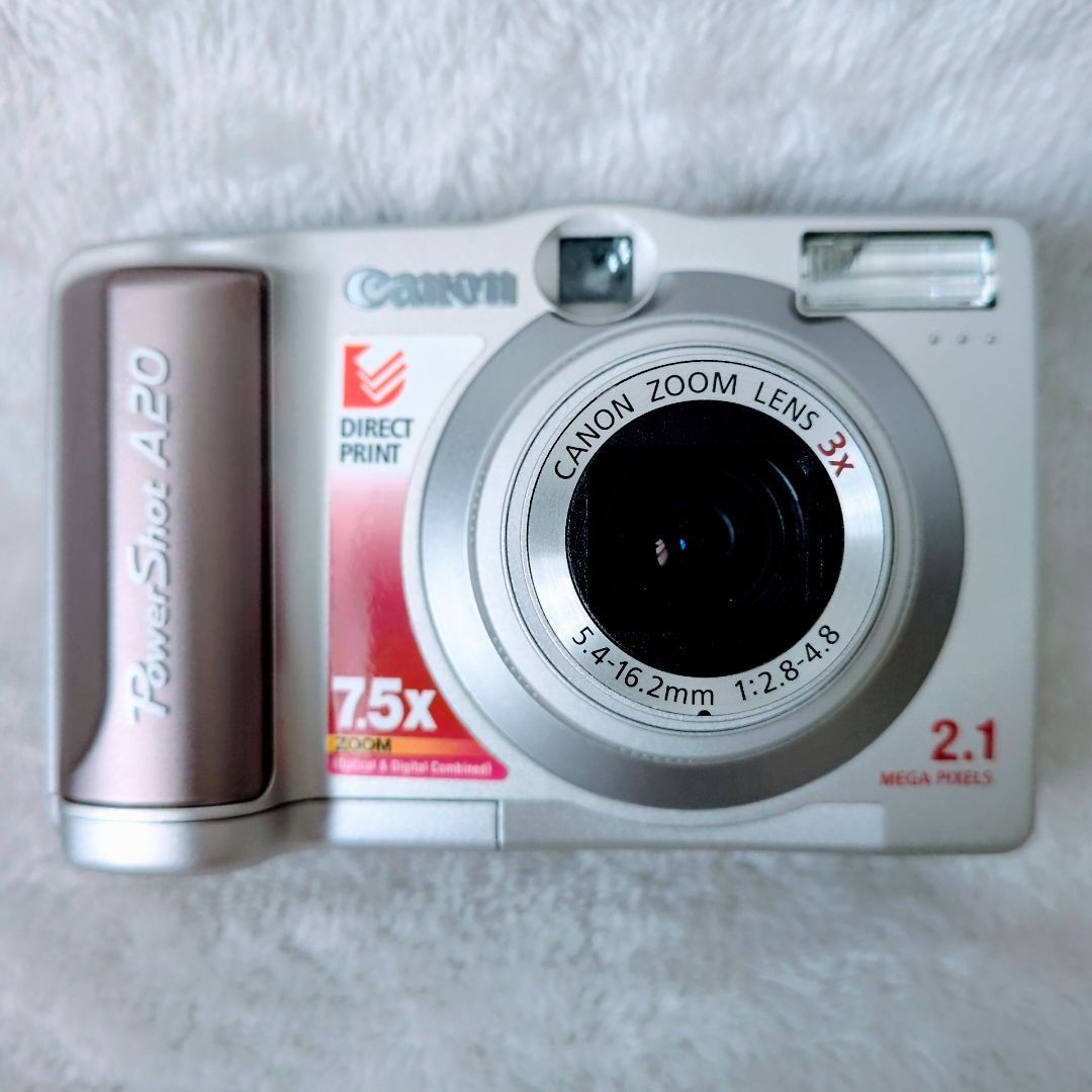 Canon PowerShot A20 コンパクトデジタルカメラ 単3電池駆動 レトロCCD