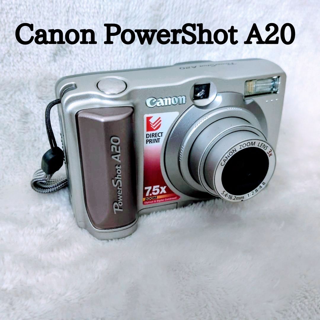 Canon PowerShot A20 コンパクトデジタルカメラ Canon PowerShot A20 コンパクトデジタルカメラ 単3電池駆動 レトロCCD