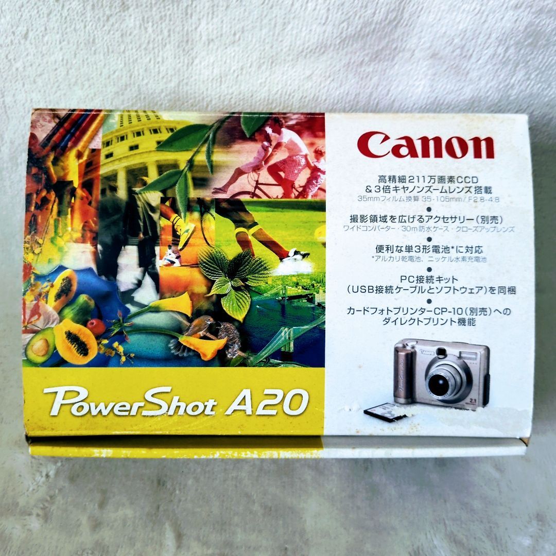Canon PowerShot A20 コンパクトデジタルカメラ かなり平成を感じるカメラ「PowerShot A20」｜密密As