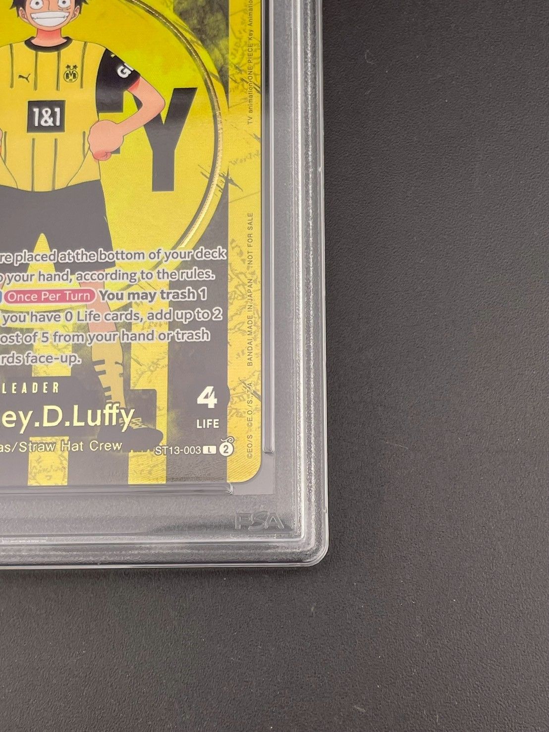 鑑定品】 PSA10 モンキー・D・ルフィ L ST13-003 英語版