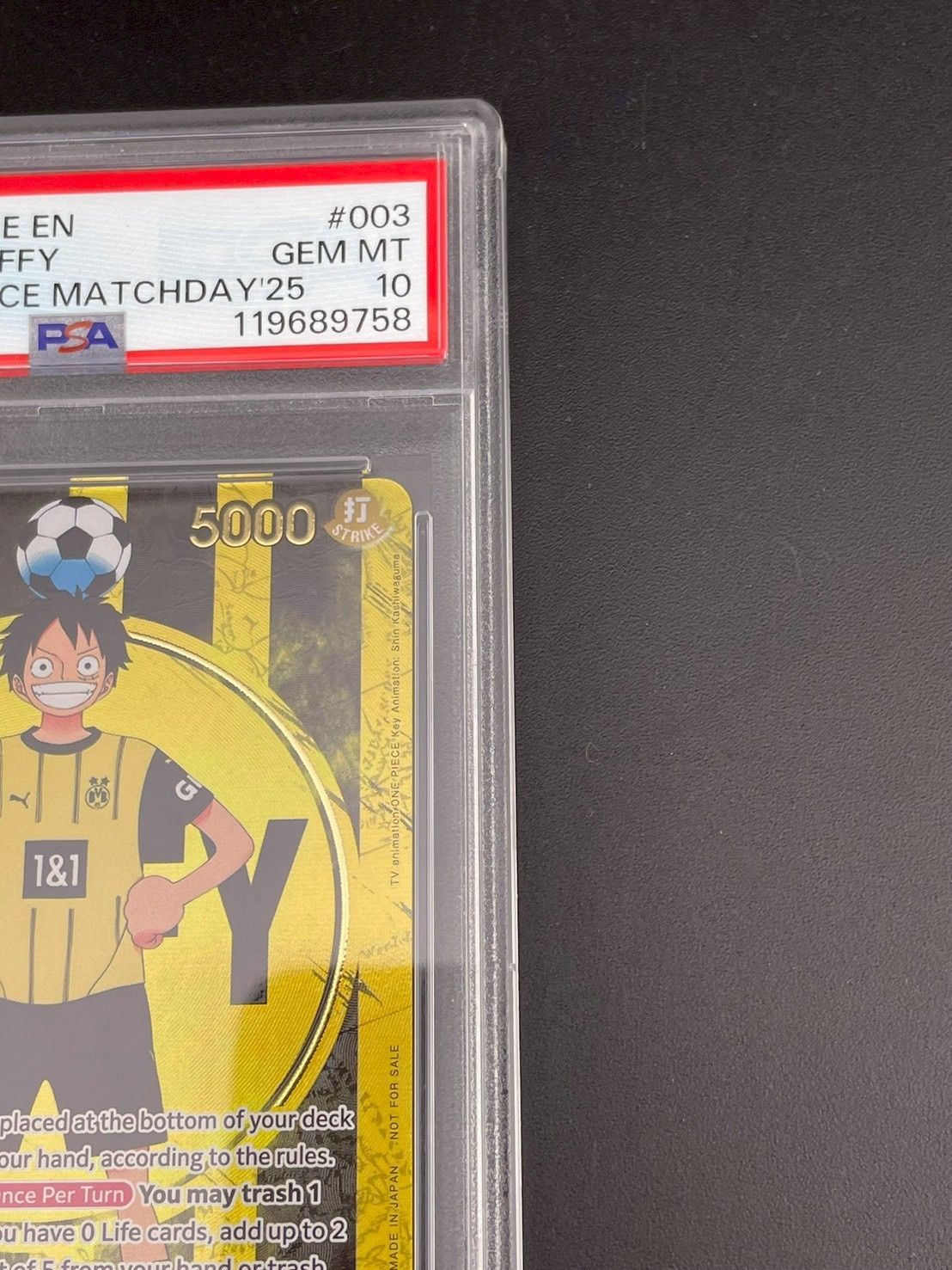 鑑定品】 PSA10 モンキー・D・ルフィ L ST13-003 英語版