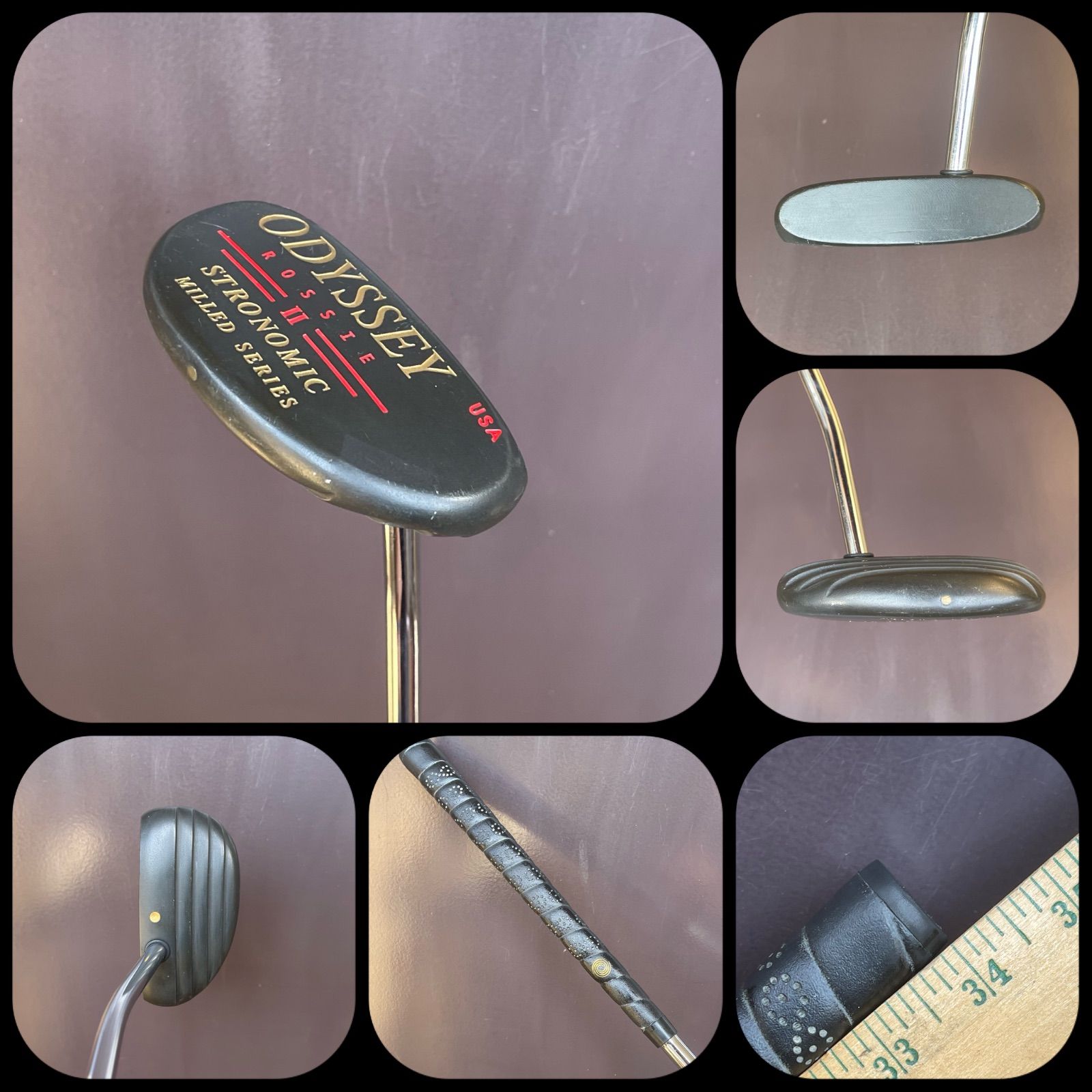 34インチ超希少な名器パター再入荷送料込み57-0105-001ODYSSEYオデッセイROSSIE Ⅱロッシー2STRONOMIC送料込みMilled seriesオールオリジナル