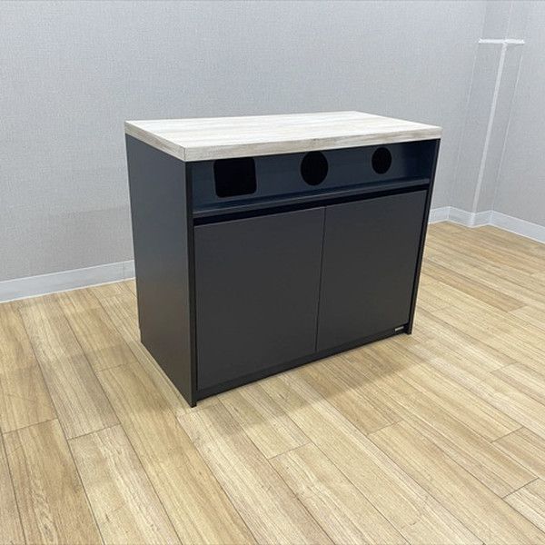 ダストボックス アルトピアッツァ トラッシュユニット ゴミ箱 分別 屋内用 オカムラ ブラック