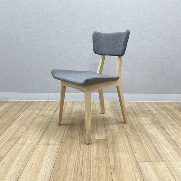 ダイニングチェア 肘無 相合家具 椅子 デザインチェア グレー