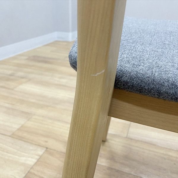 ダイニングチェア 肘無 相合家具 椅子 デザインチェア グレー ダイニングチェア 肘無 相合家具 椅子 デザインチェア グレー