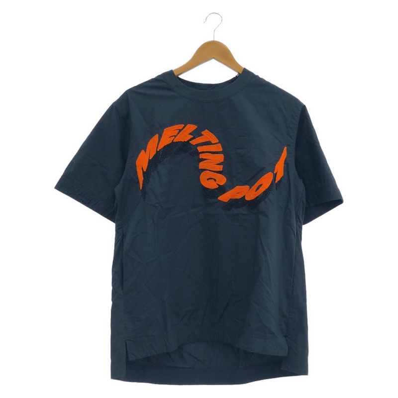 中古】SACAI MELTING POT ショルダージップ プルオーバー半袖シャツ 2