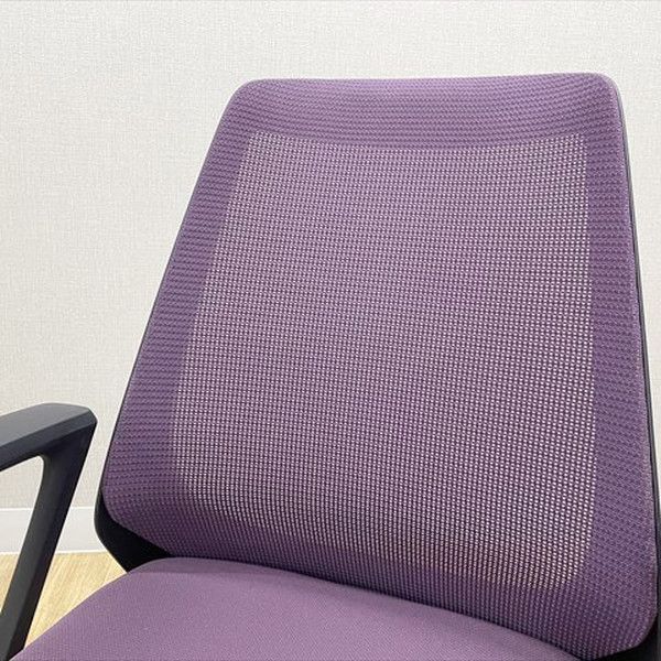 ノナチェア オフィスチェア 肘付 デスクチェア イトーキ パープル