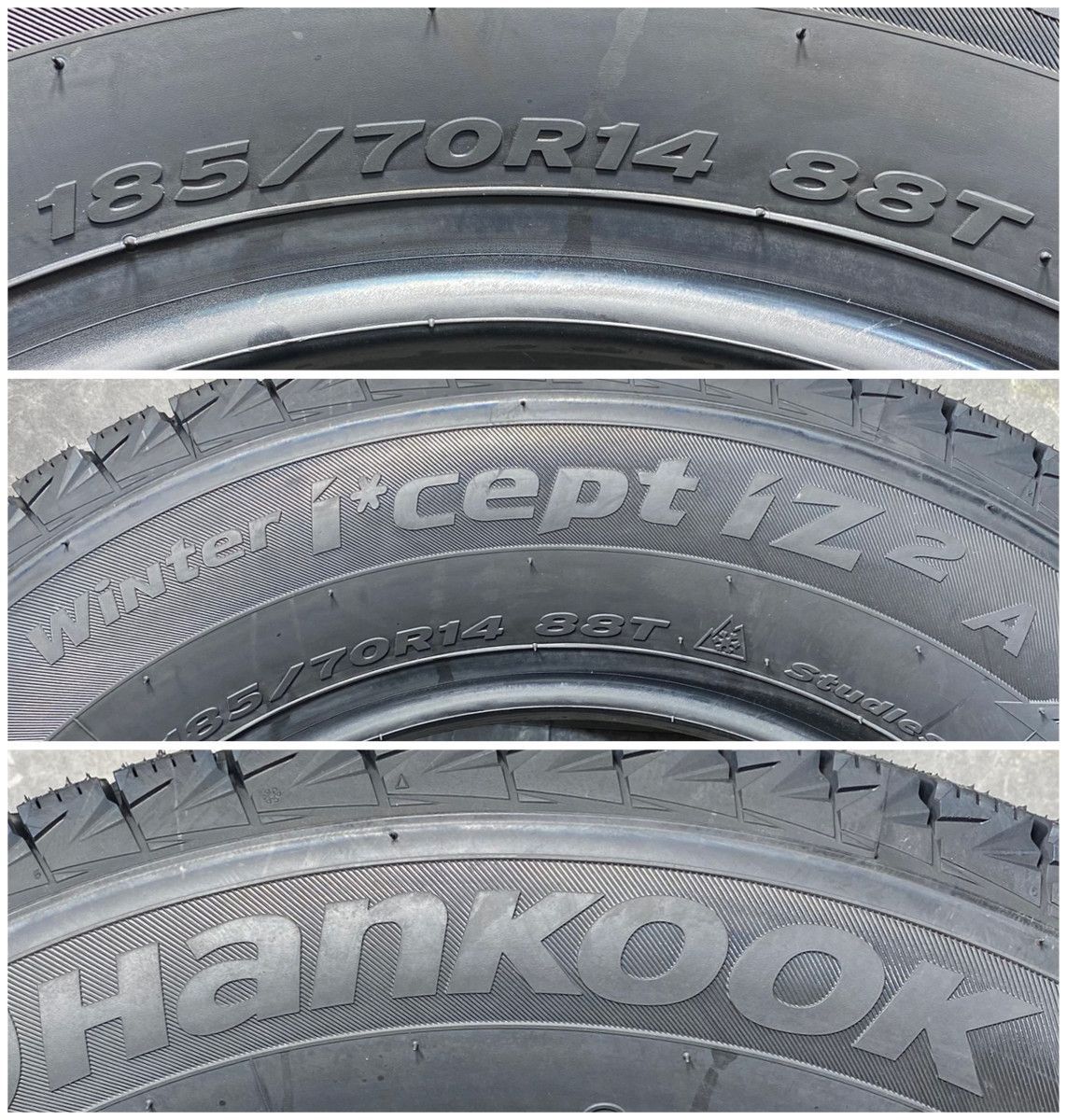 185/70R14 88T Hankook winter icept iz2A w626 新品 スタッドレス