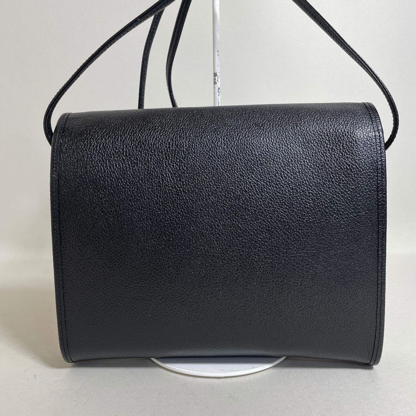 2604-180｜美品｜イヴサンローラン ショルダーバッグ レザー ブラック 