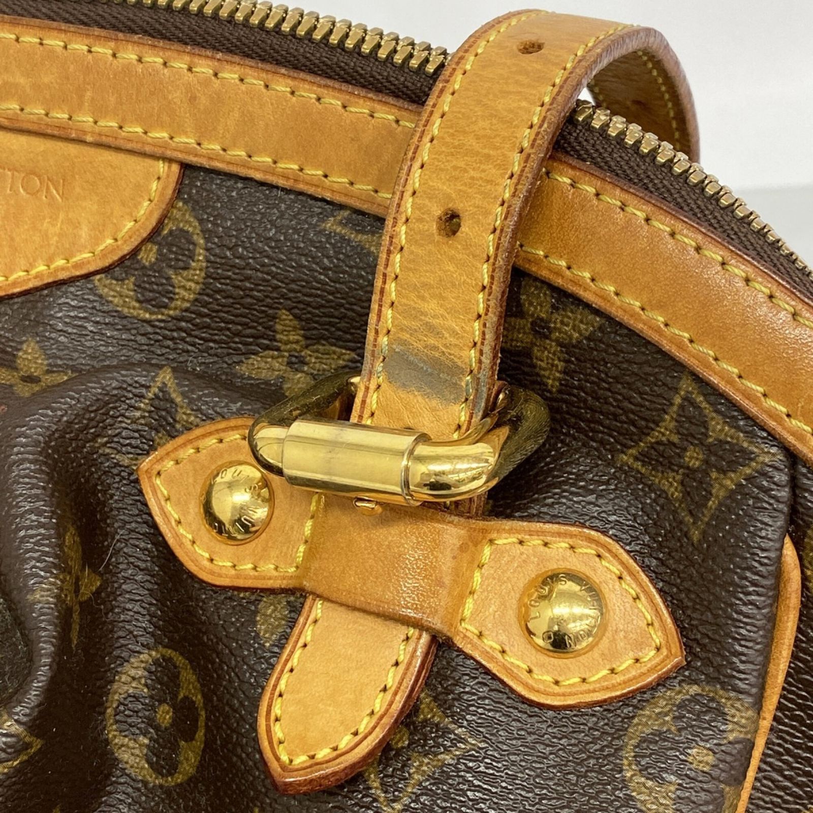 【苫小牧バナナ】リペア済み LOUIS VUITTON/ヴィトン モノグラム ハンドバッグ ティヴォリGM M40144 状態良好♪ ヴィンテージ・中古】ルイ・ヴィトン LOUIS VUITTON ハンド・トート