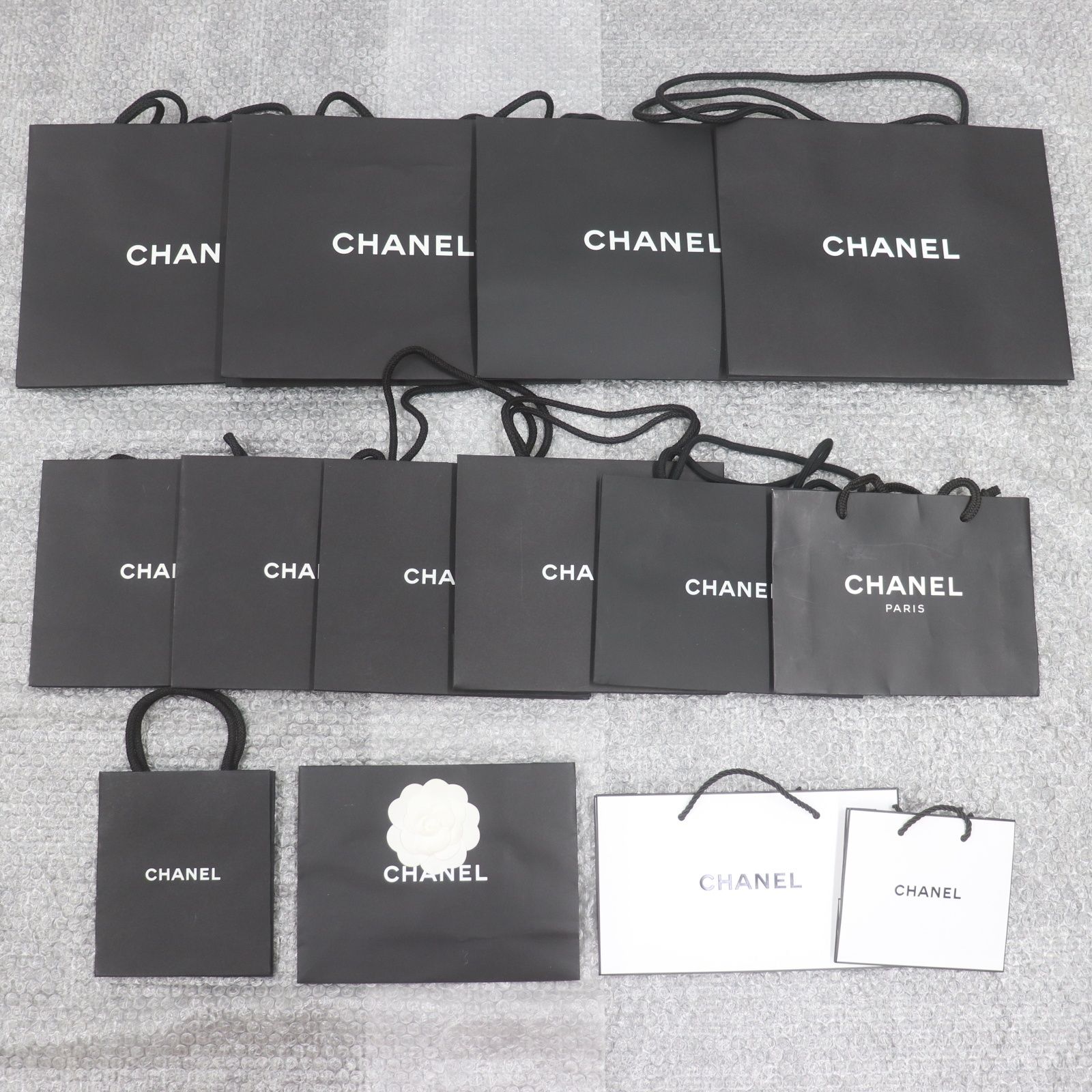 ITJ8DWPXZS4G CHANEL シャネル BOX 純正 紙袋 ブラック ホワイト 空き